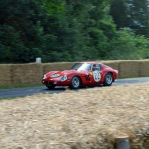 Ferrari 250 GTO με το αρχικό αμάξωμα του 1962, στο Goodwood Festival of Speed της Αγγλίας.