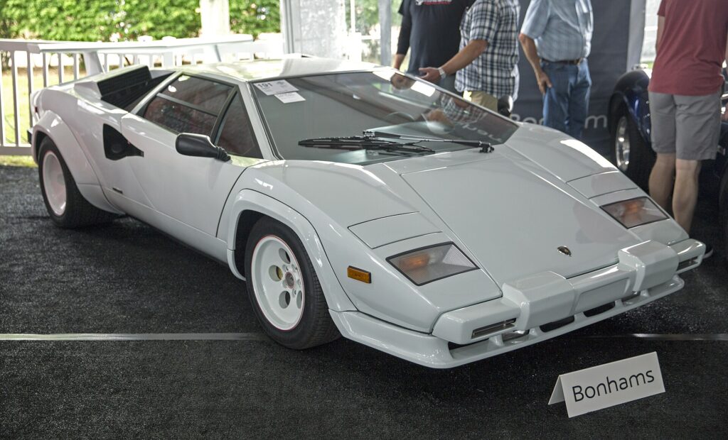 Countach 5000 Quattrovalvole of 1986.