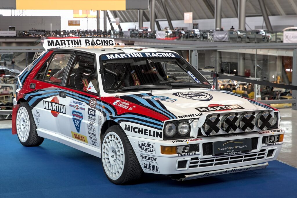 Delta HF Integrale Evoluzione Group A, the race car that dominated rallying.