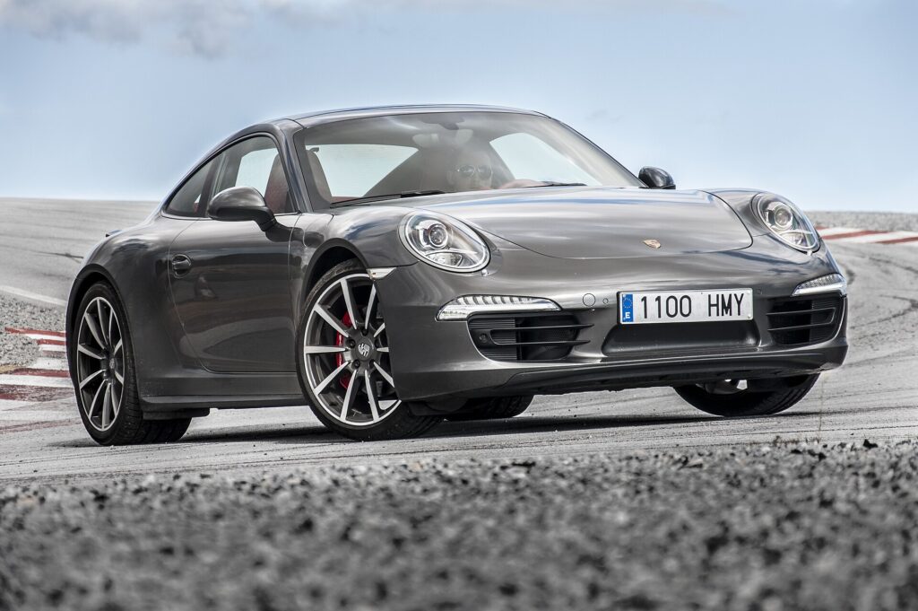 A 2013 Porsche 911 Carrera 4S (991), bigger and more technical than ever.