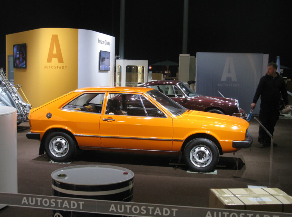 Volkswagen Scirocco, one of Giorgetto Giugiaro's many designs.