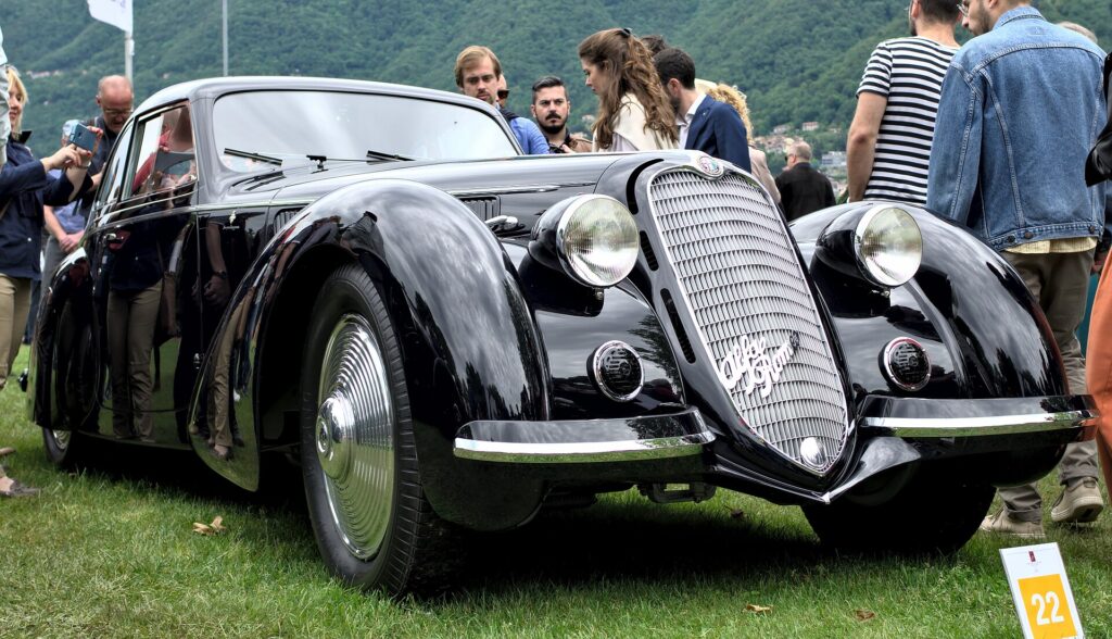 Alfa Romeo 8C 2900B, νικήτρια του Concorso d’Eleganza Villa d’Este το 2019.