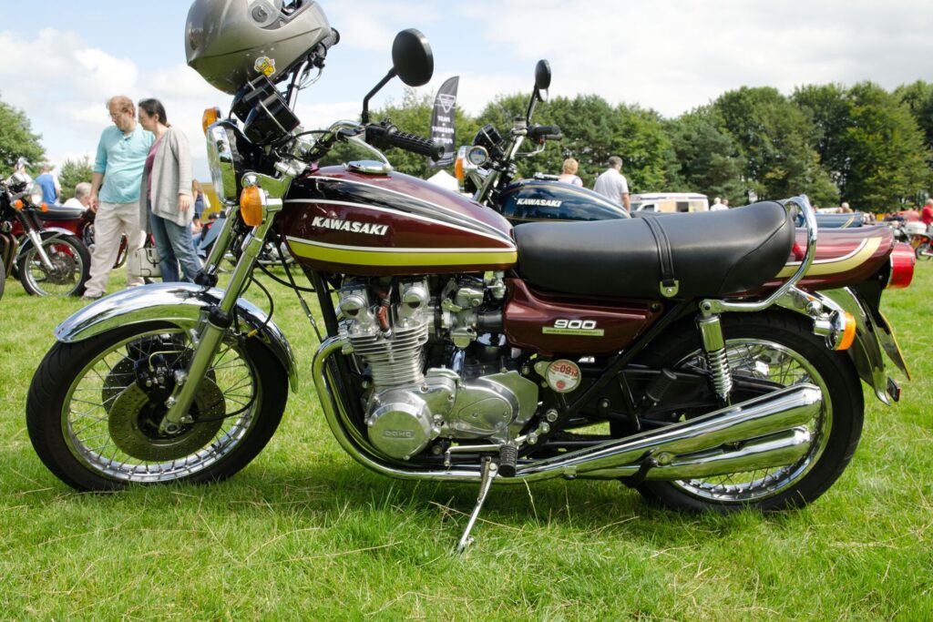 Kawasaki Z1 του 1975 σε συνάντηση κλασικών μοτοσυκλετών.